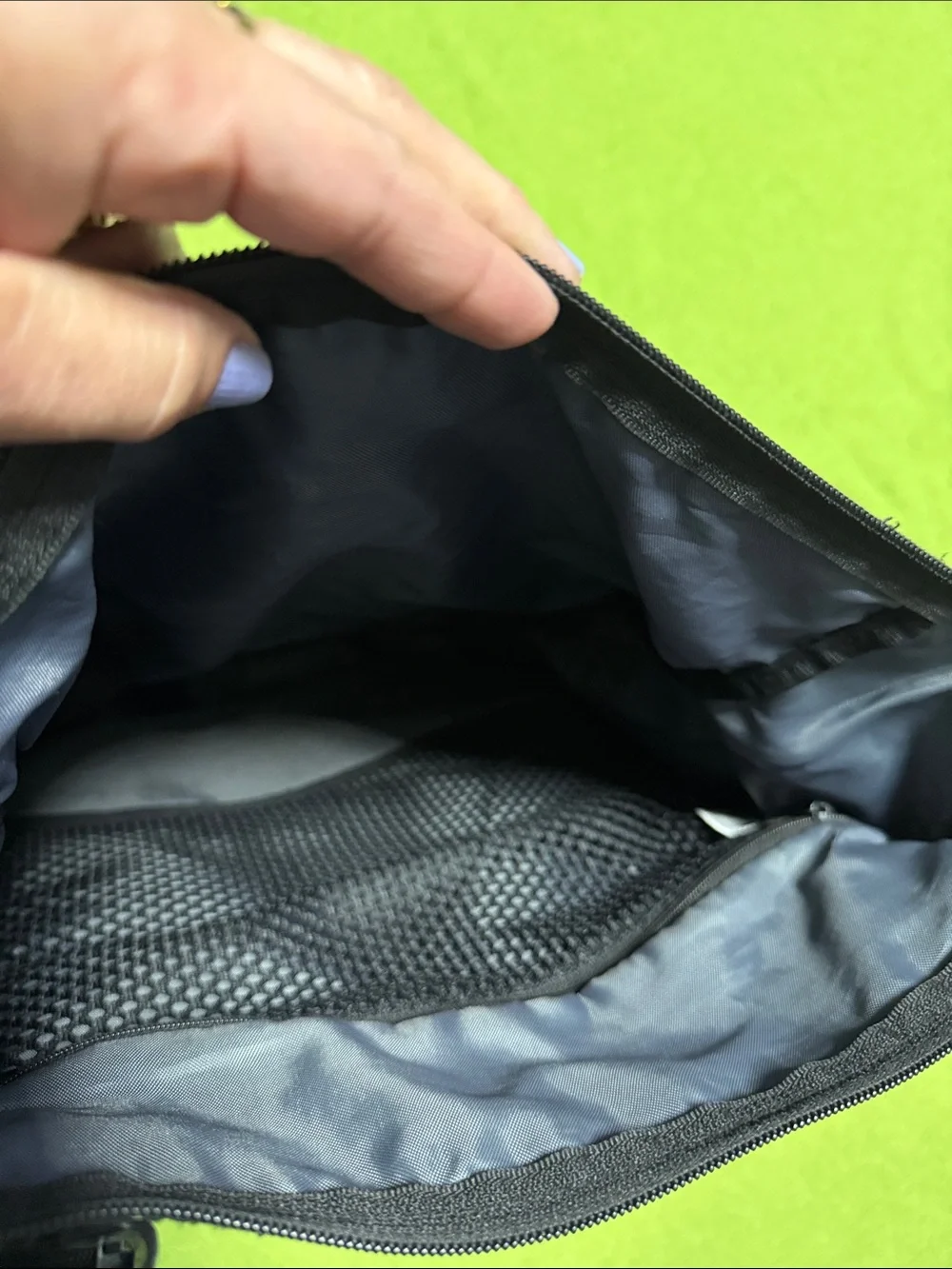 adidas Black Roll-Top Backpack with White Stripe Accents - Picture 4 of 8